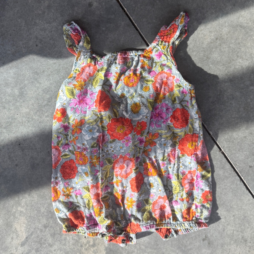 Mimi & Maggie Floral Romper